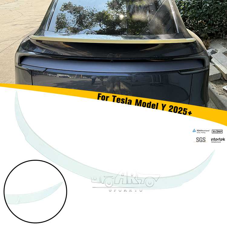 L Style Rear Wing Spoiler for 2025+ Tesla Model Y