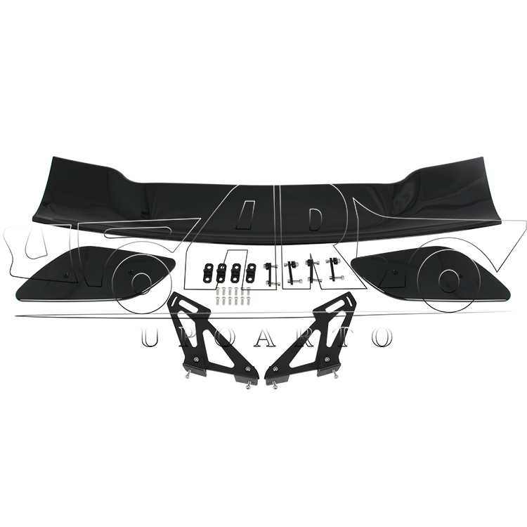 universal car rear tail spoiler