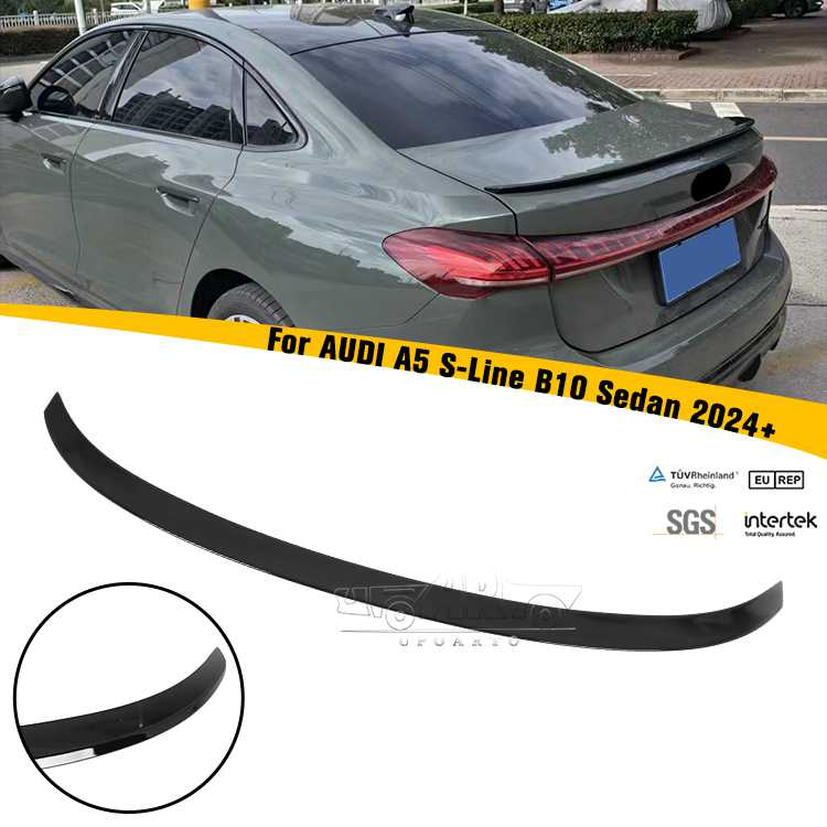 2024+ AUDI A5 S-Line B10 Sedan ABS Car Rear Boot Spoiler