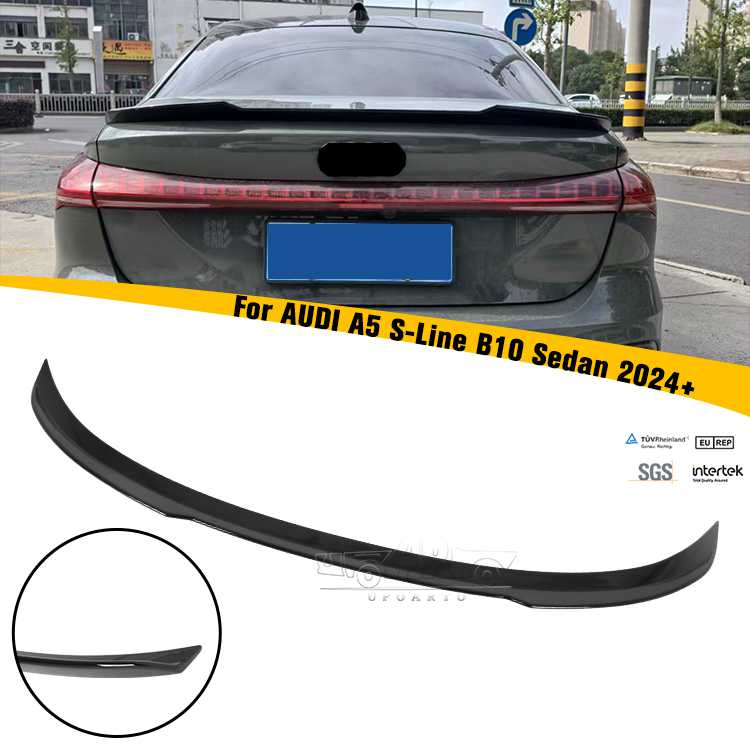 2024+ AUDI A5 S-Line B10 Sedan Car M4 Style Rear Trunk Spoiler