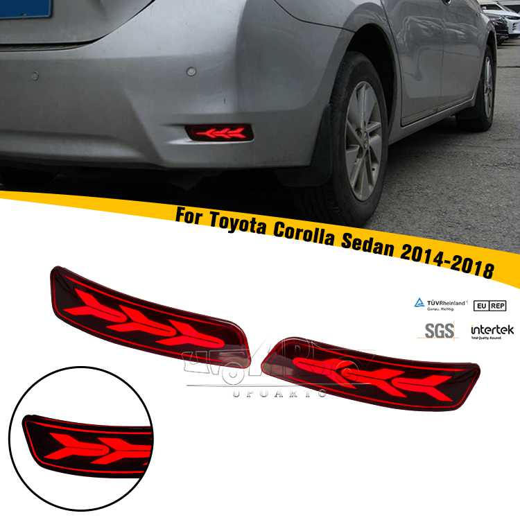 2014-2018 Toyota Corolla E180 Sedan Rear Bumper Lamp Light