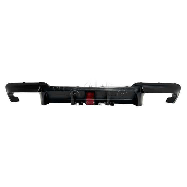 2010-2016 BMW 5 Series F10 Rear Diffuser Lip With Lamp