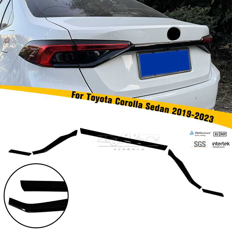 2019-2023 Toyota Corolla Sedan Rear Trunk Trim Strip Cover