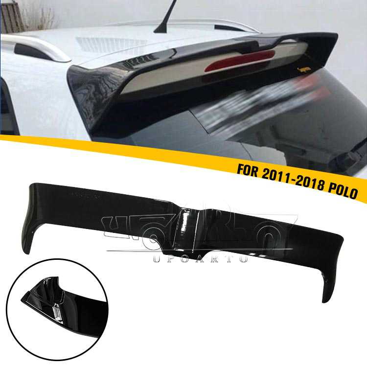 Volkswagen Polo MK5 6R 6C 2011-2018 Oettinger Style Trunk Roof Spoiler