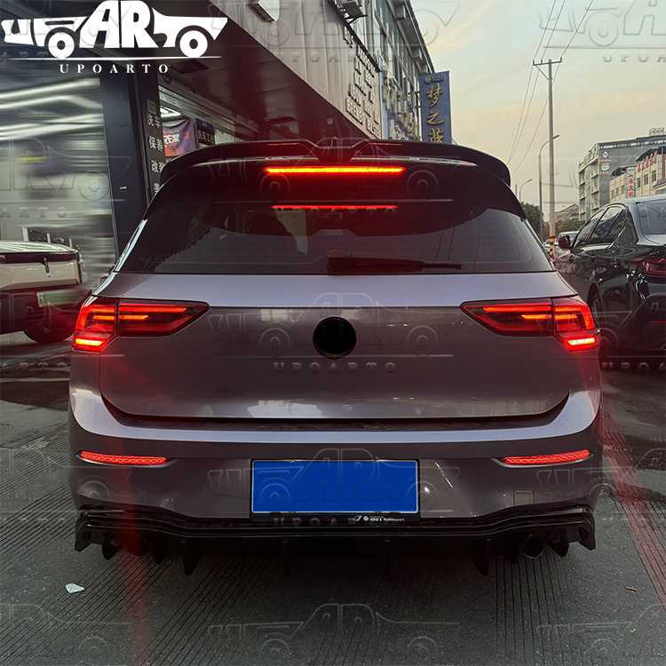 golf 7 rear bumper led lights