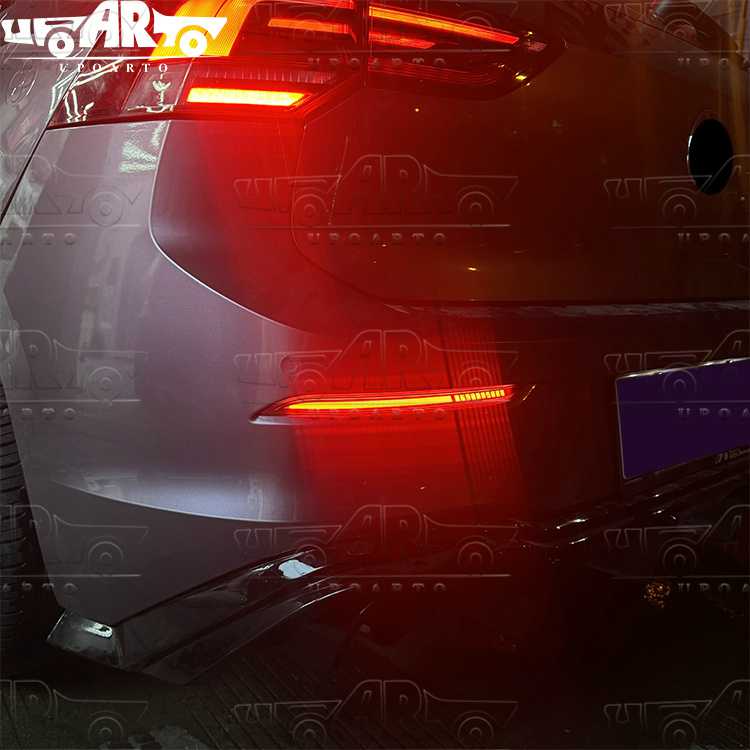 rear bumper light golf 8 gte
