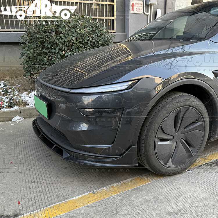 model y front lip spoiler