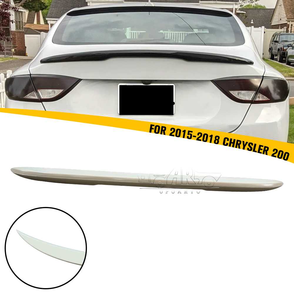 2015-2018 Chrysler 200 Rear Boot Lid ABS Spoiler