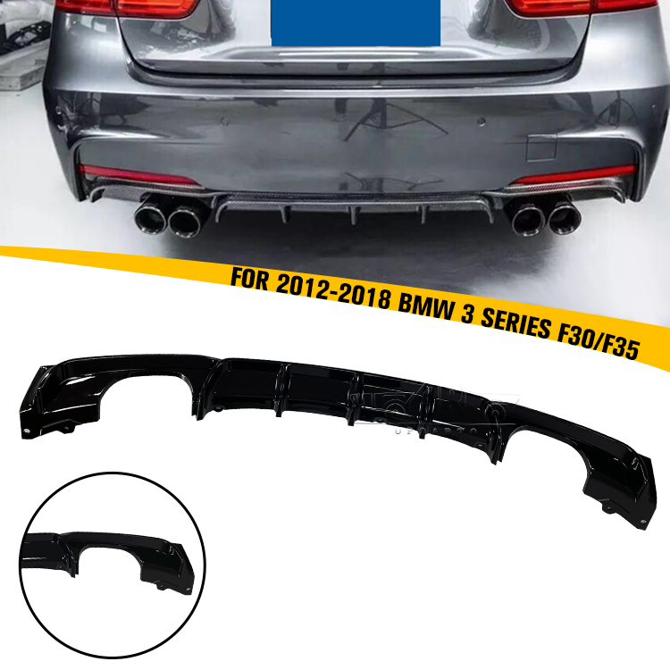 F30 F35 rear bumper lip