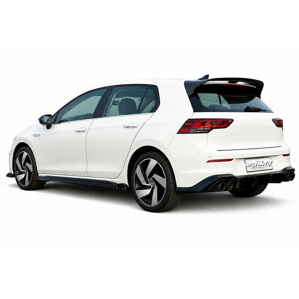 golf 8 mk8 rear diffuser valance splitter