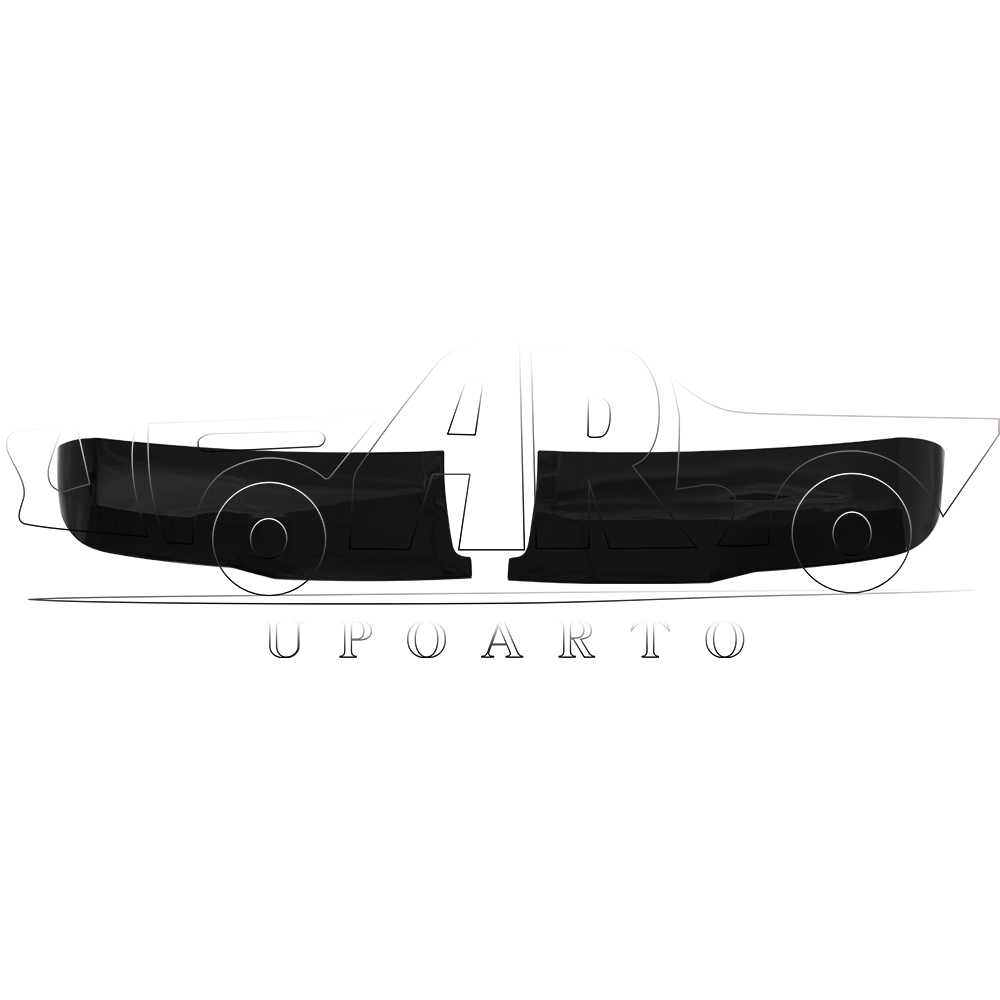 2019+ Mercedes-Benz Sprinter VS30 Twin Door 2 Parts Rear Roof Spoiler
