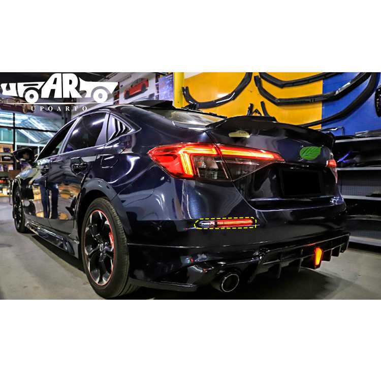 honda civic rear bumper reflector
