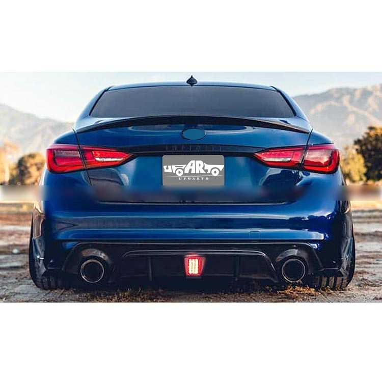 infiniti q50 carbon fiber diffuser