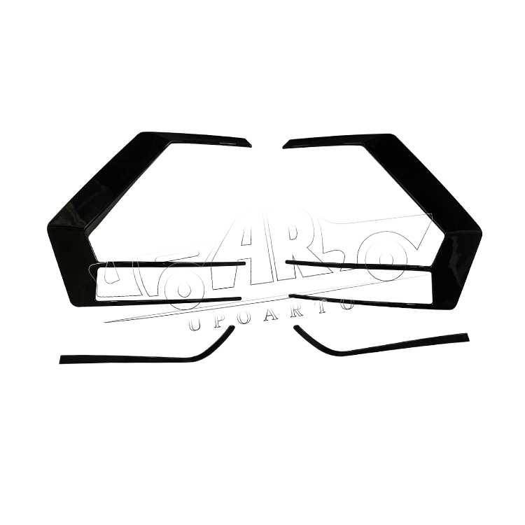 4PCS Rear Tail Led Lamp Cover Trim Frame For VW Golf 7 Mk7