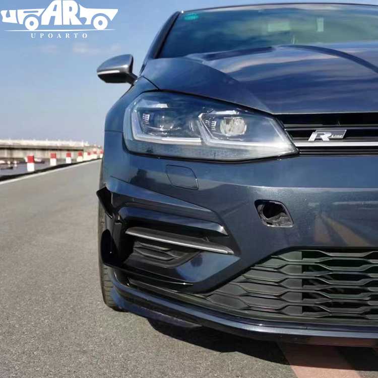 golf 7.5 r line front spoiler volkswagen