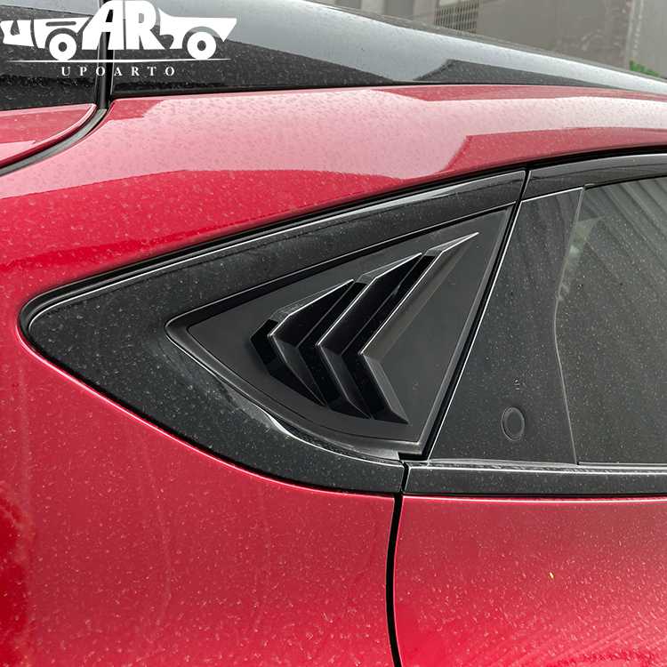 mustang mach-e rear louvers back