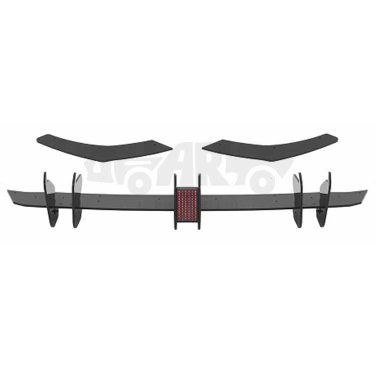 rear diffuser golf 8 r line bumper