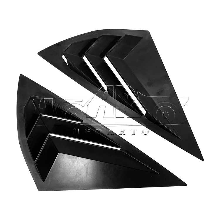 mustang mach-e rear louvers plastic