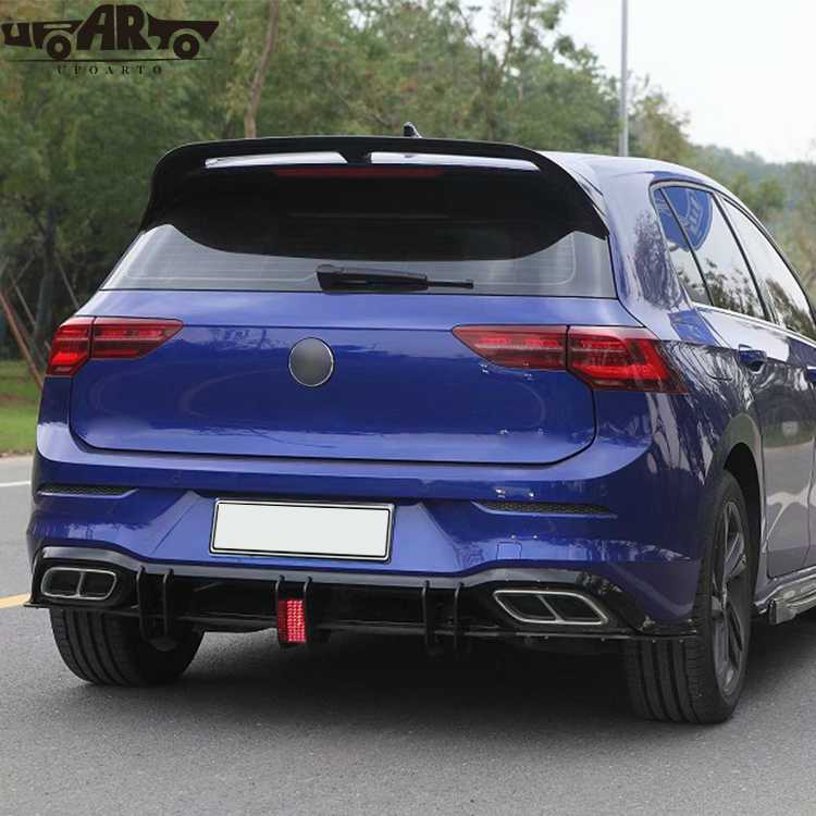 golf 8 r line rear diffuser with light