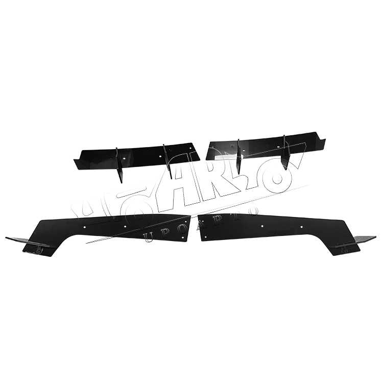 2018 mustang rear diffuser fins