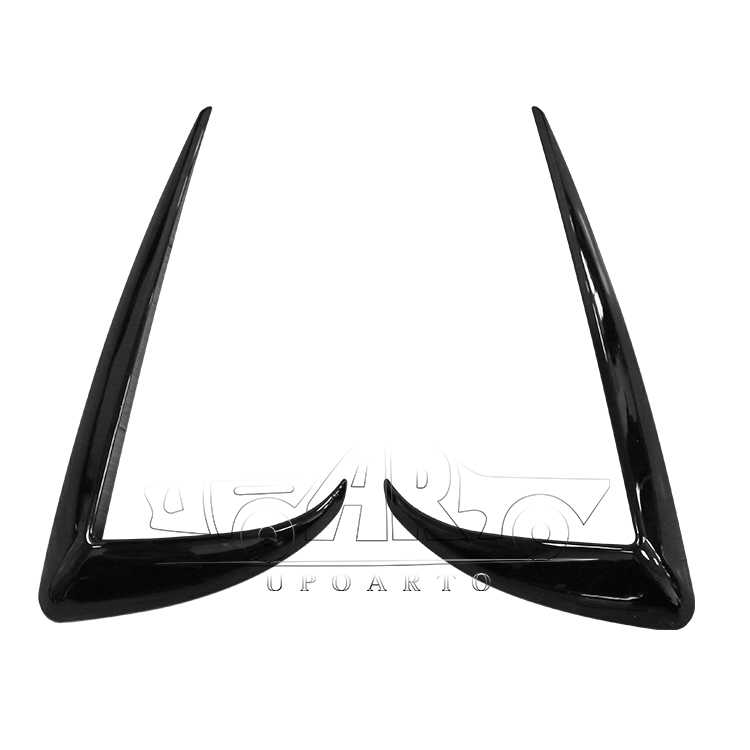 tesla model y matte carbon fog light trim