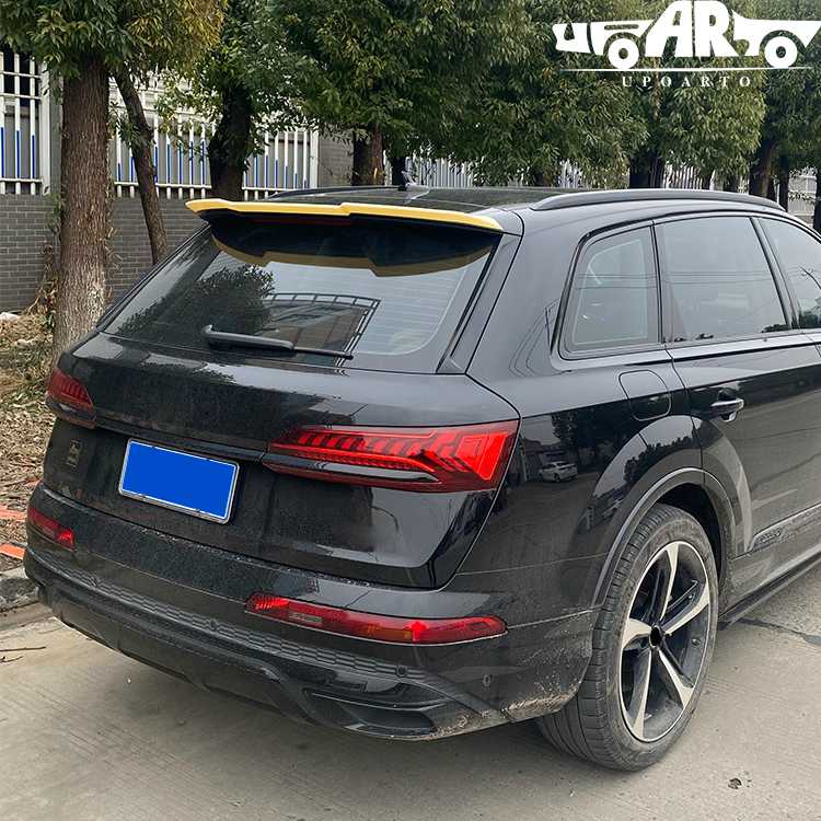 audi q7 spoiler rear
