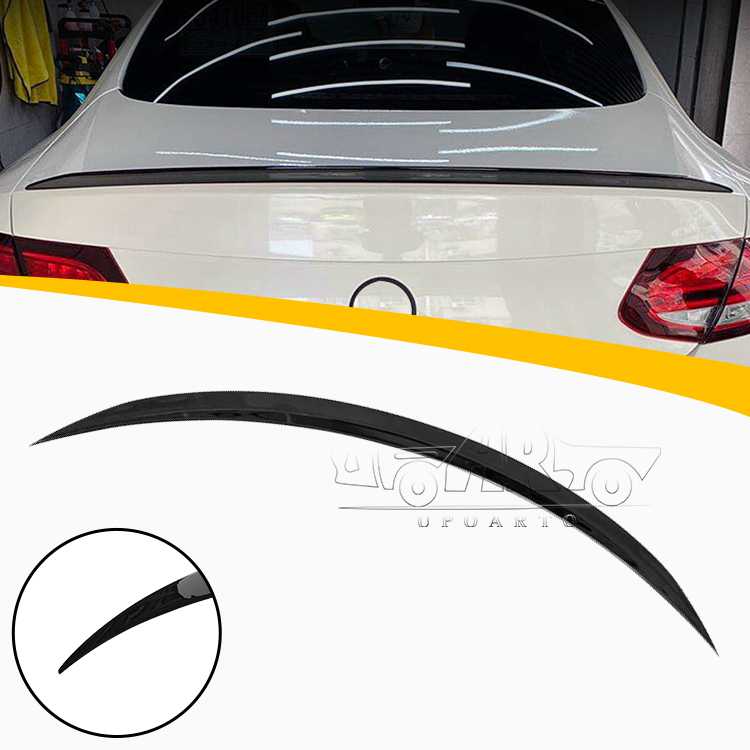 w205 spoiler carbon look