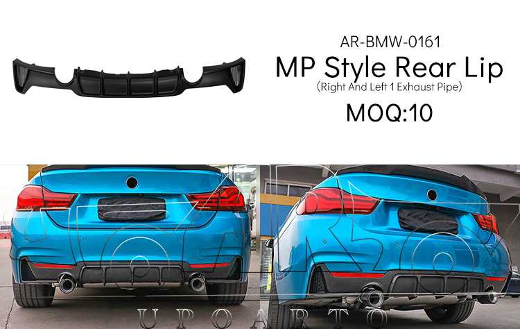bmw f36 4 series rear diffuser