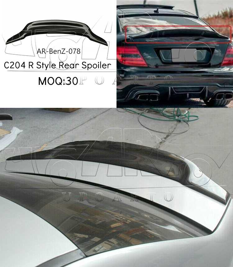 mercedes benz w204 spoiler