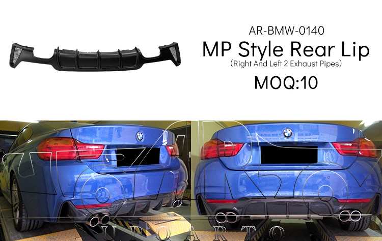 bmw f36 4 series rear diffuser