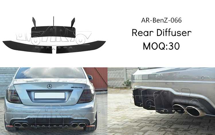 c63 amg diffuser w204