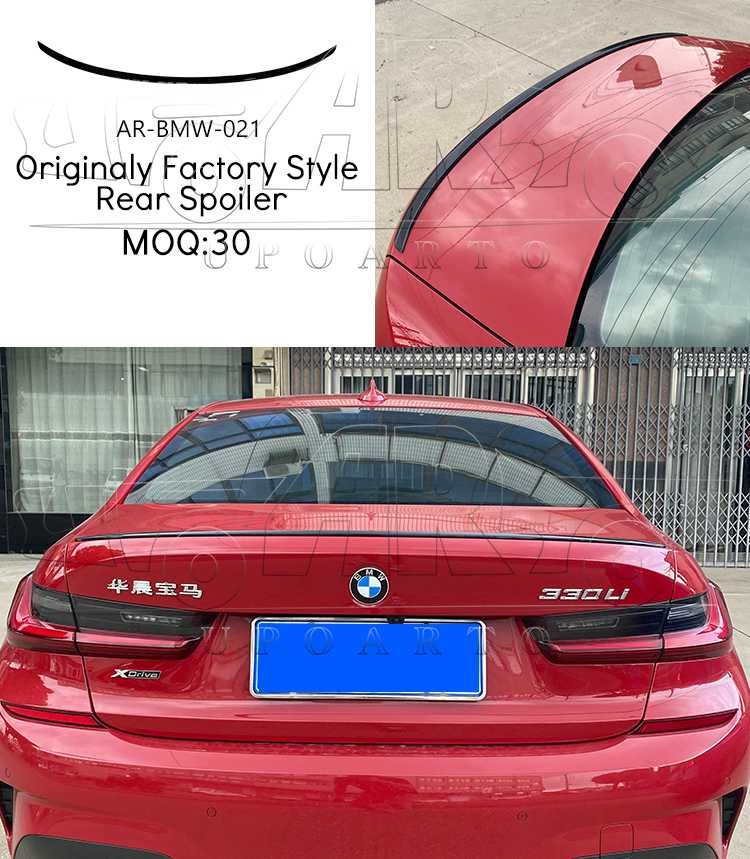 rear spoiler for bmw g20