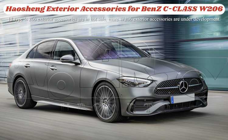 psm mercedes w206 spoiler