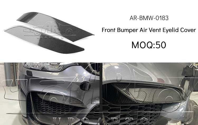 f82 m4 front bumper air vent cover