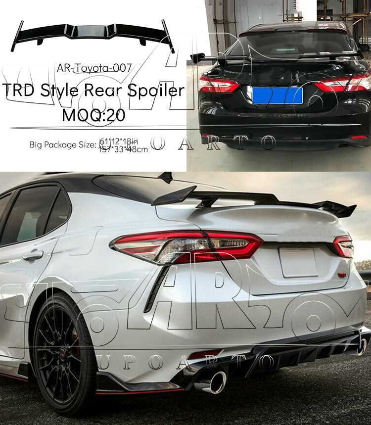 camry rear spoiler
