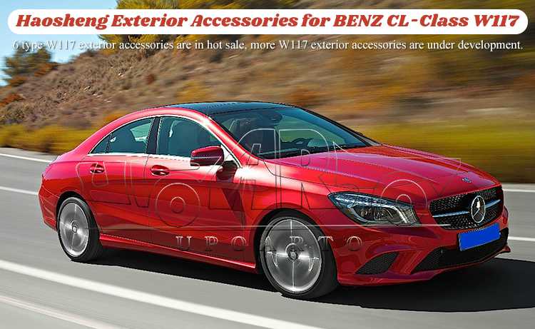 rear spoiler w117 mercedes