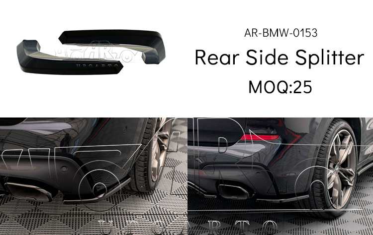 g01 rear splitter bmw