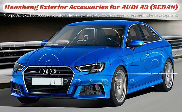 audi a3 sedan 2015 spoiler