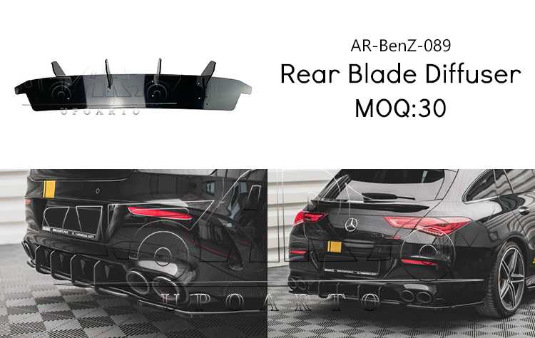 spoiler mercedes cla