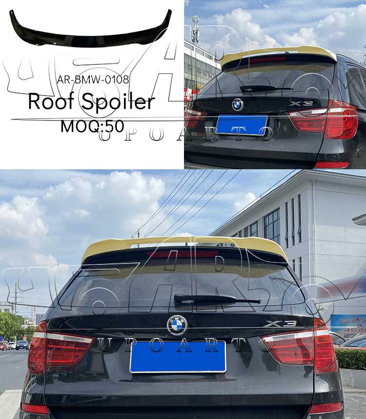 bmw x3 g01 rear spoiler