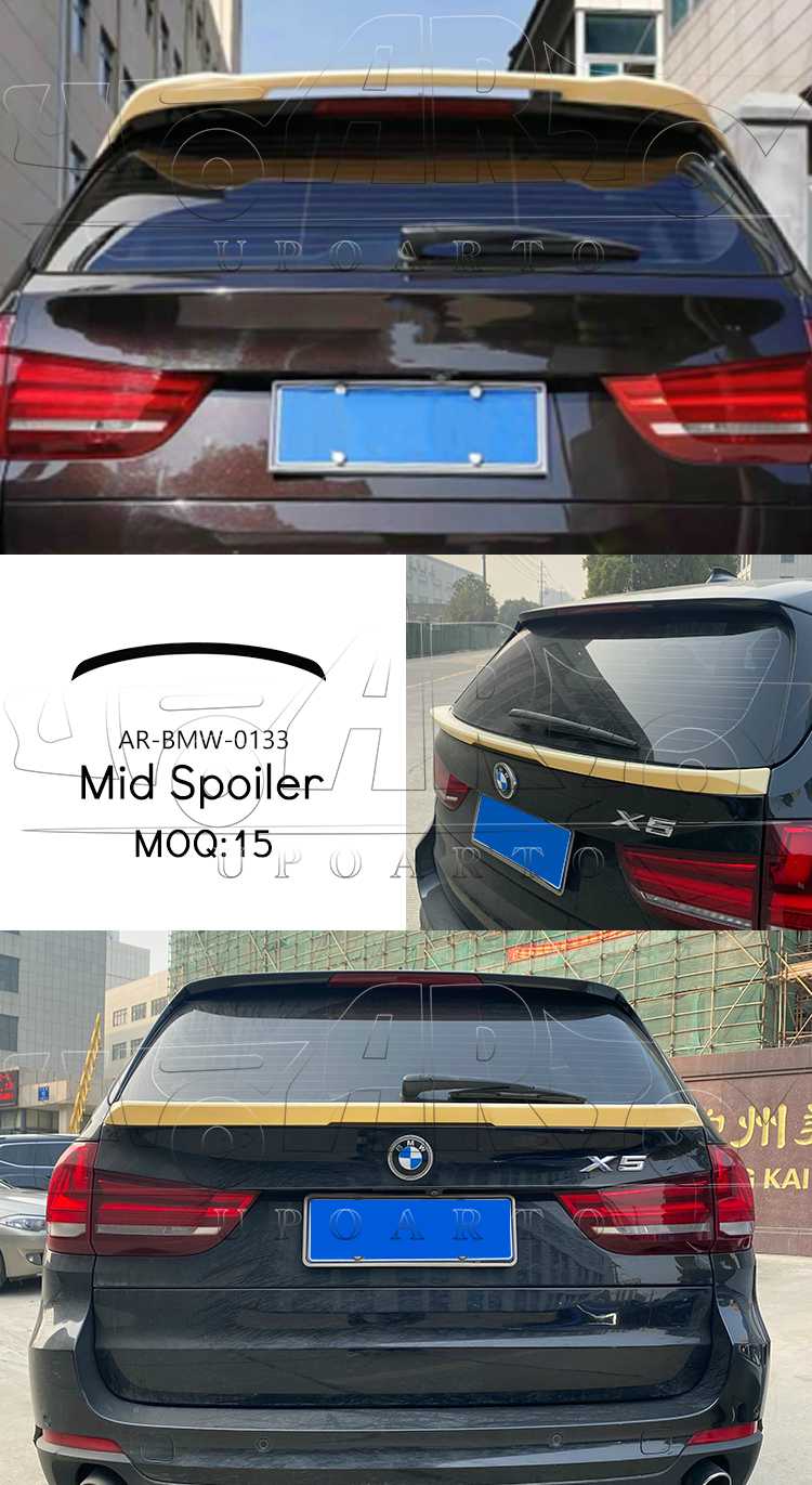 bmw f15 x5 rear spoiler