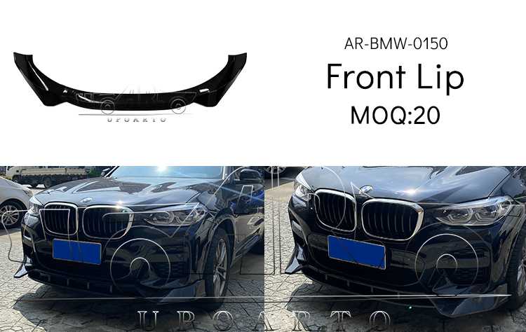 g01 rear bumper lip spoiler