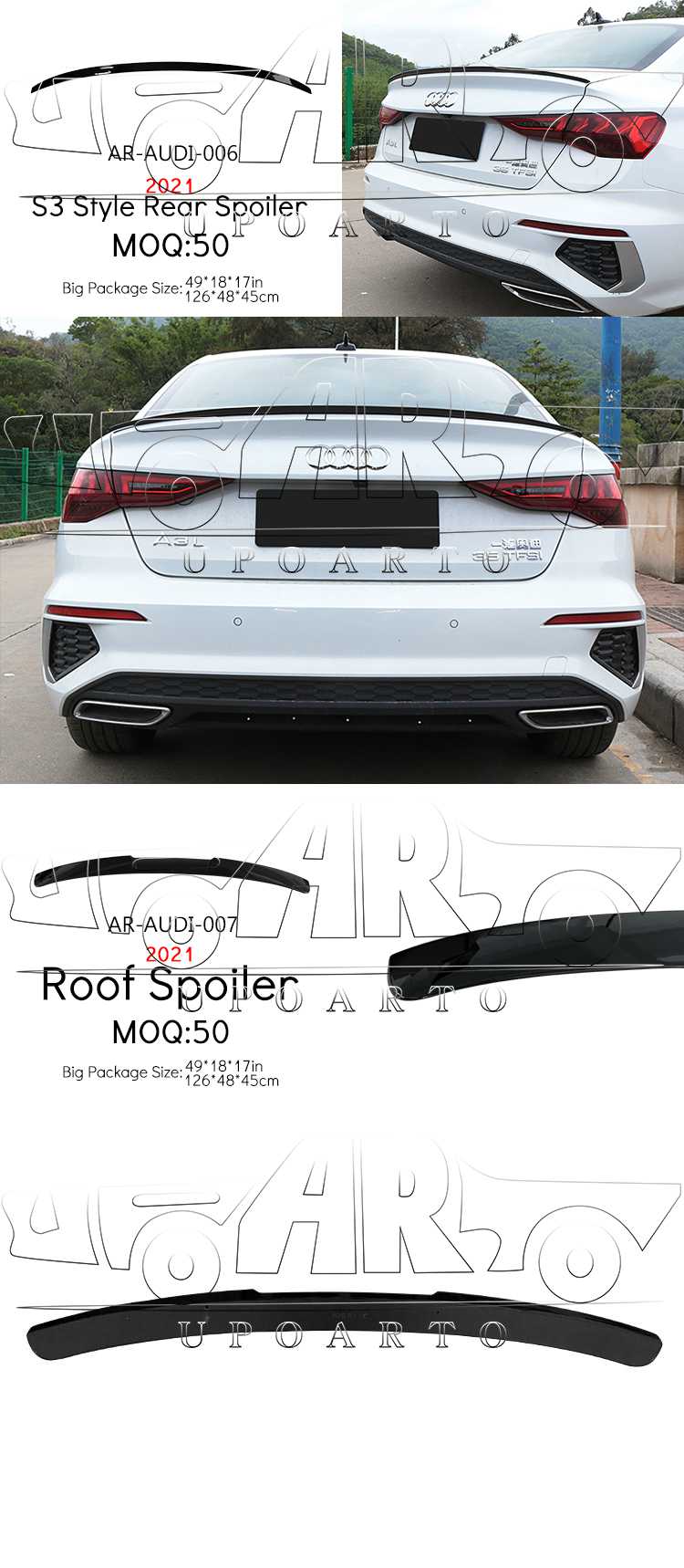 car spoiler a3 audi 2021