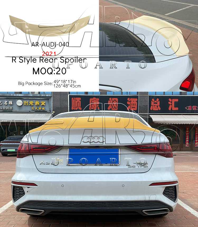 audi a3 spoiler