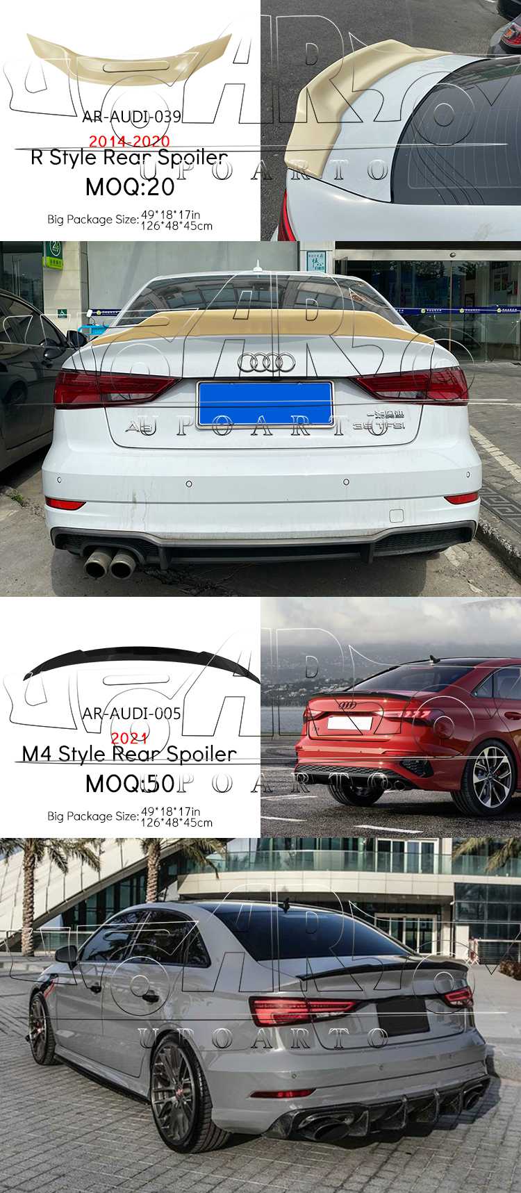 car spoilers audi a3