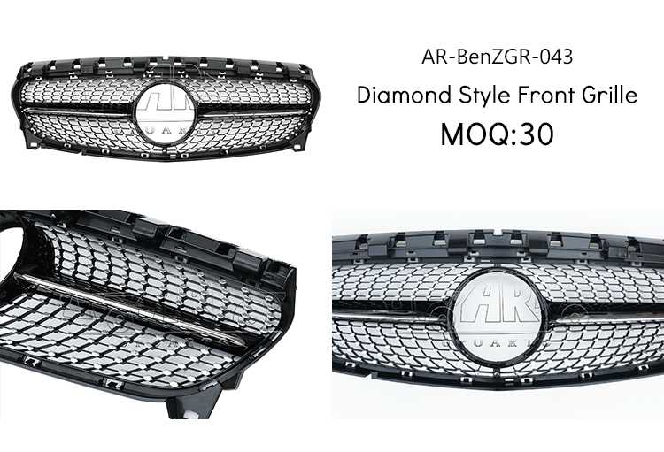 w117 front grille