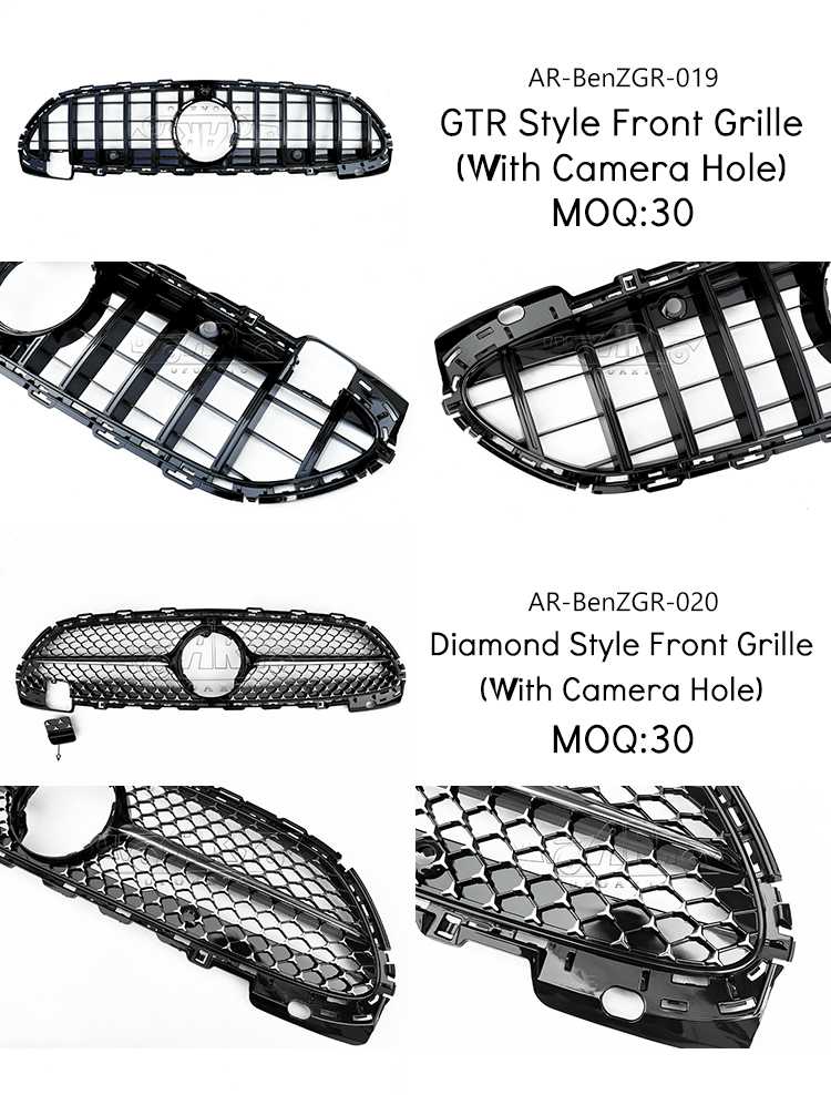 w206 front bumper