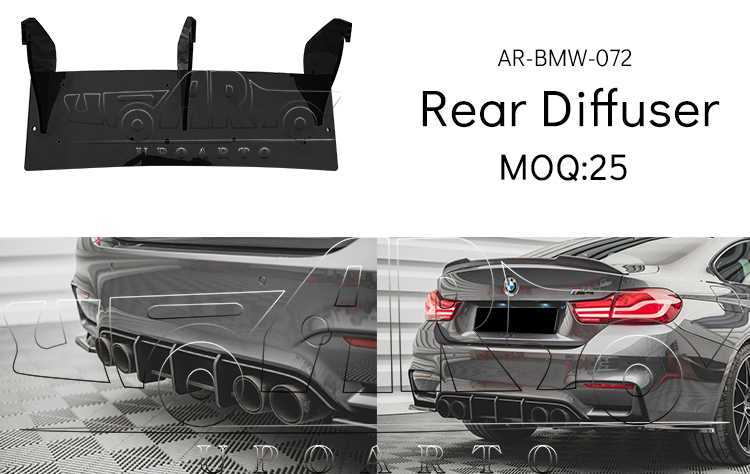 bmw f82 rear diffuser