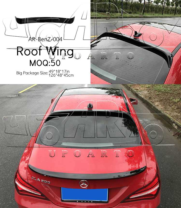 w117 rear spoiler wing