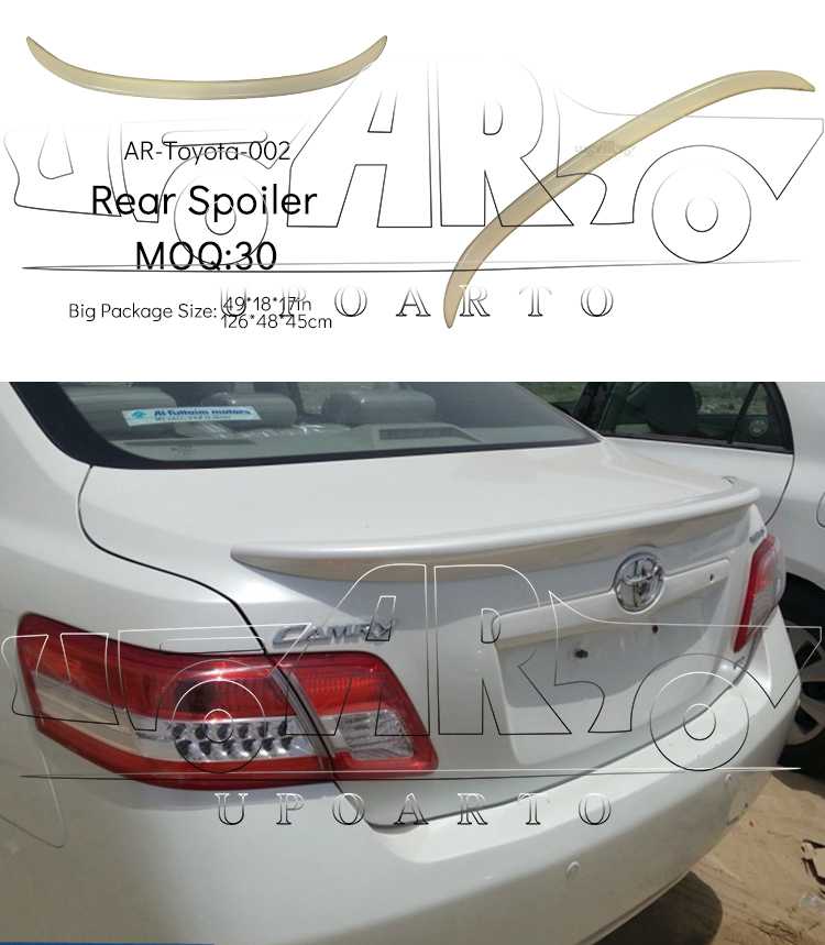 toyota camry black spoiler